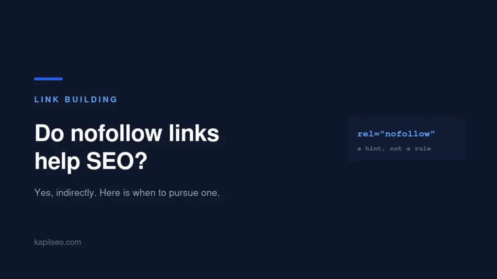 Do nofollow links help SEO: the rel attribute is a hint, not a rule